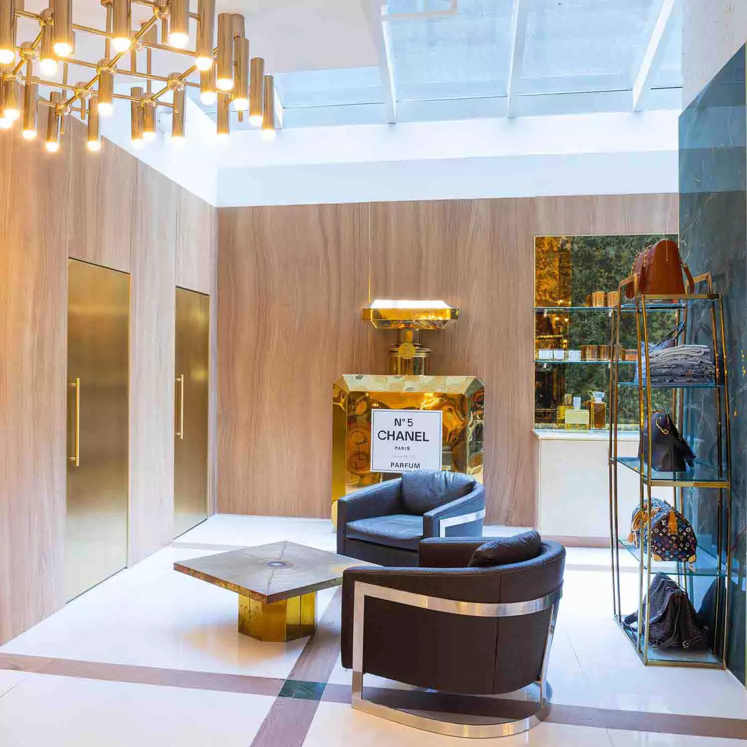 Wooster store interior shot by dressing rooms