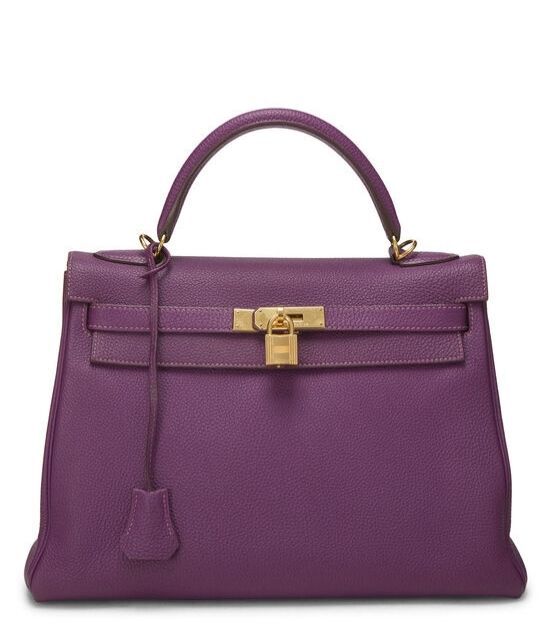 Hermès Anemone Togo Kelly Retourne 32
