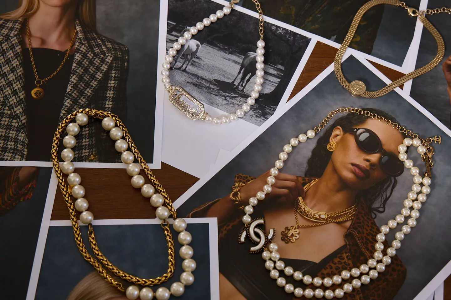 Still shot with jewelry laying on images