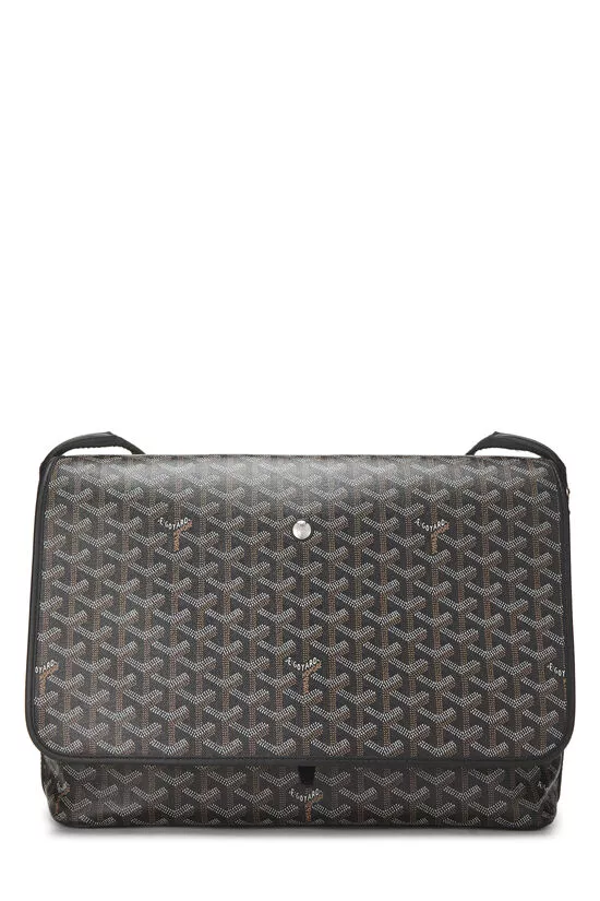 Black Goyardine Canvas Capetien MM