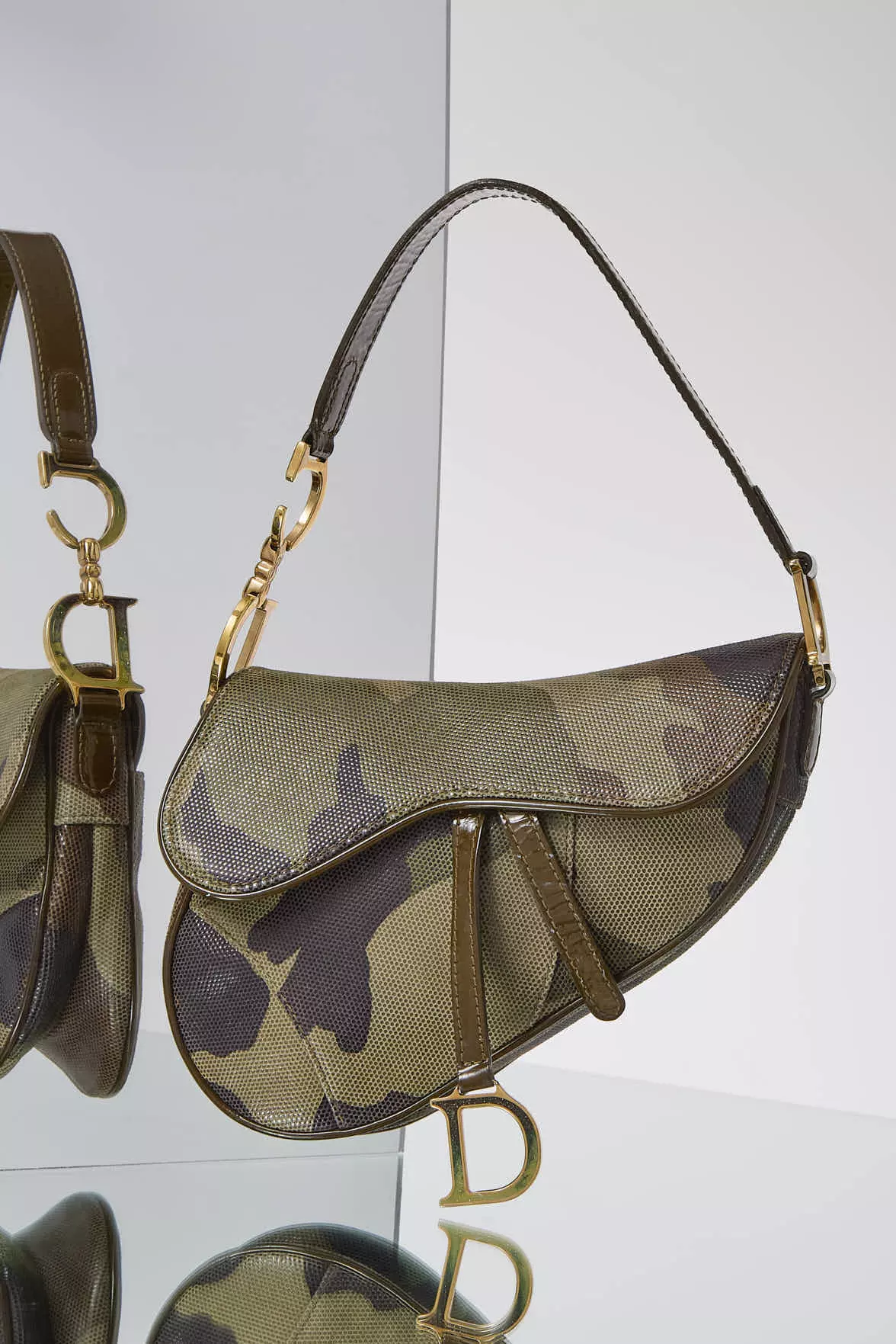 Shop by Brand: Dior Camouflage Saddle Bag