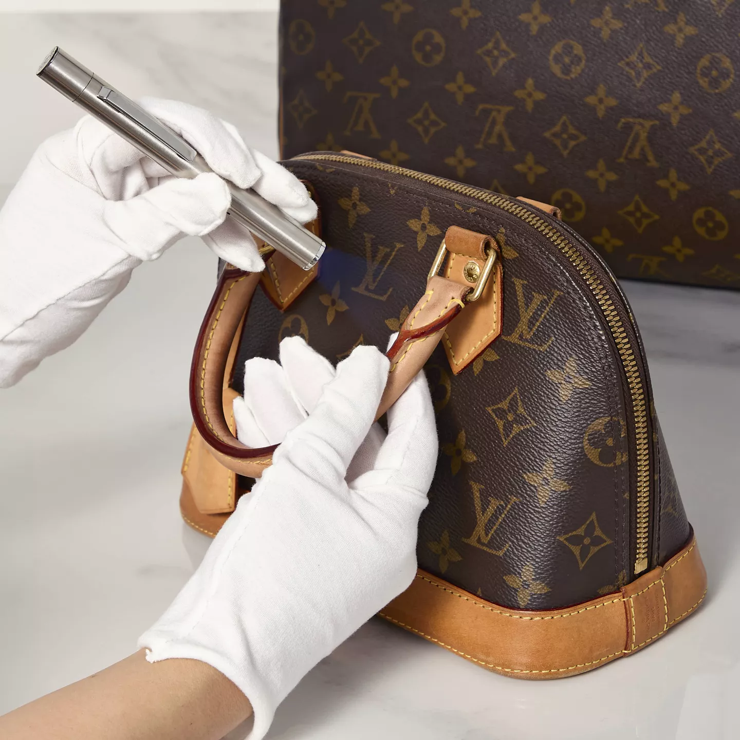 Authenticating a Louis Vuitton Monogram Alma BB