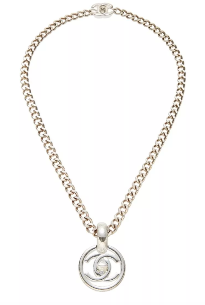 Chanel 12P 2012 Spring Brown Chain Link CC Turn Lock Belt Necklace –  HelensChanel