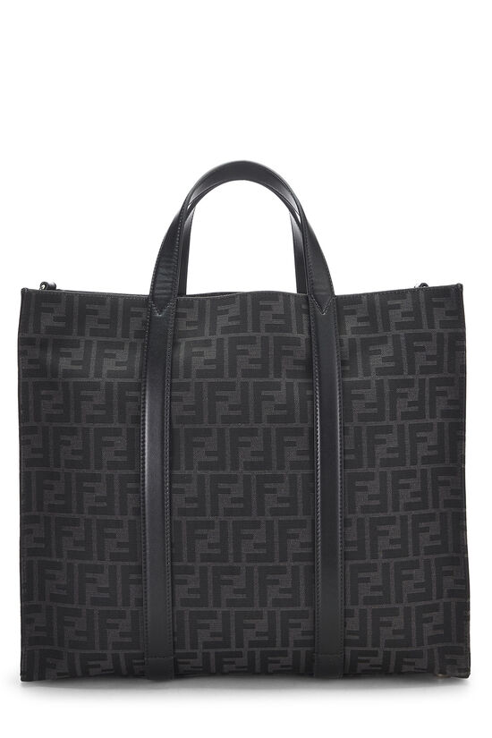Black Zucca Canvas Shopping Tote, , large image number 1