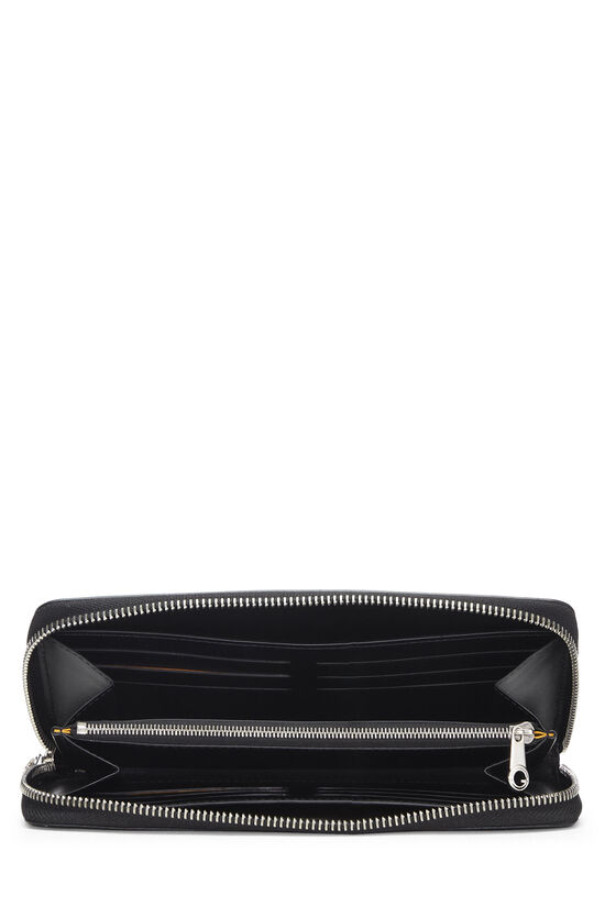 Black Goyardine Matignon Continental Zip Wallet GM, , large image number 3