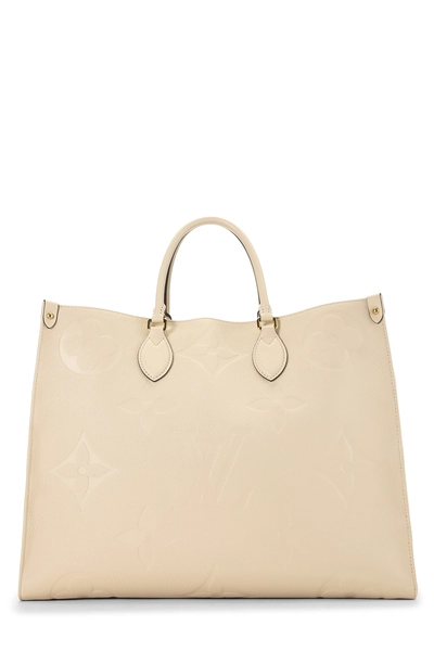 Louis Vuitton Neige Monogram Empreinte Giant On The Go GM