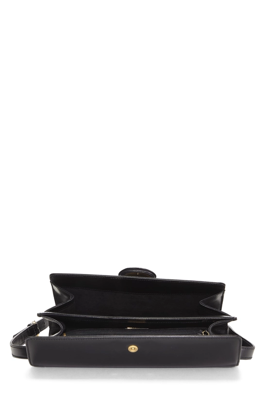 Black Leather Shoulder Bag, , large image number 5