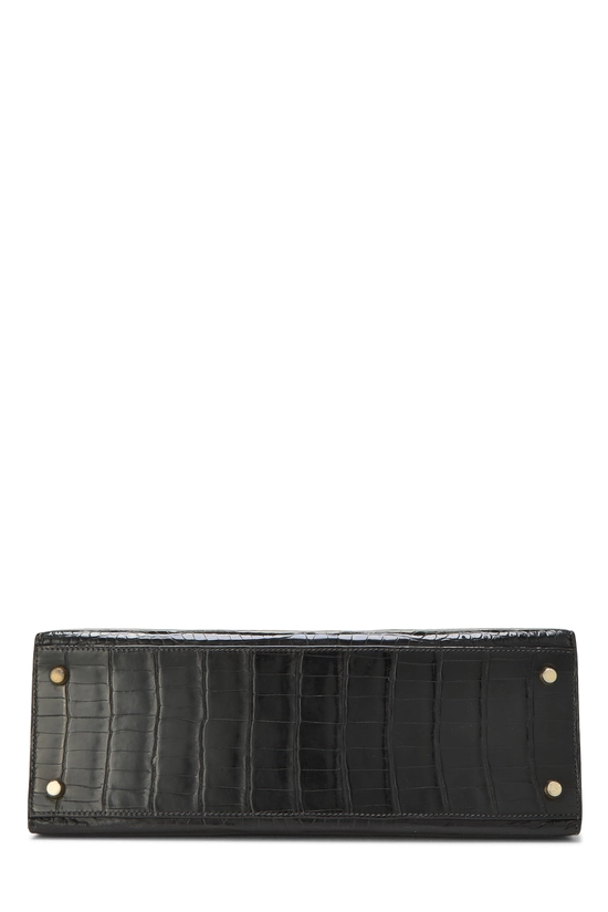 Black Crocodile Porosus Kelly Sellier 32, , large image number 4