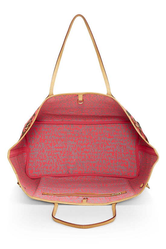Stephen Sprouse x Louis Vuitton Pink Graffiti Neverfull GM, , large image number 5