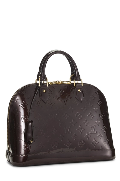 Amarante Monogram Vernis Alma PM NM, , large