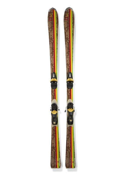 Multicolor Carbon Fiber Skis