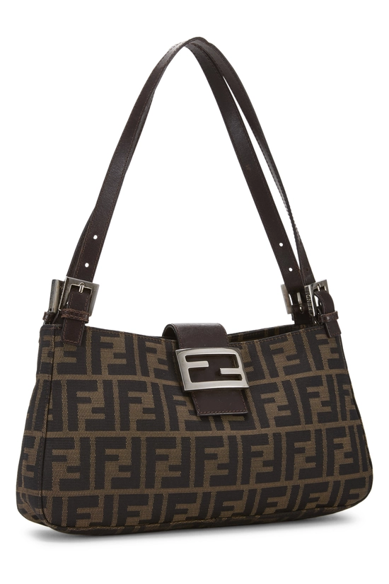 Brown Zucca Canvas Shoulder Bag, , large image number 1
