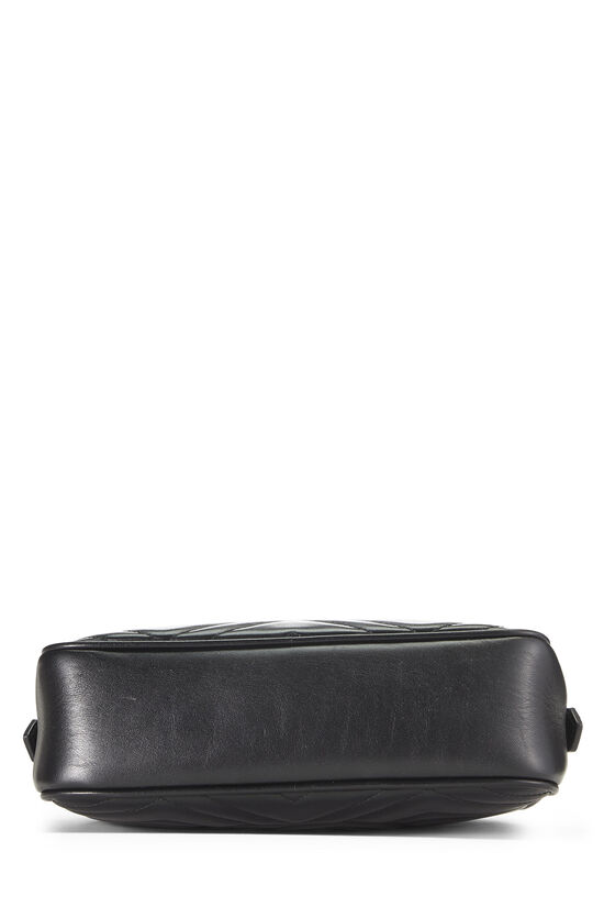 Black Leather GG Marmont Crossbody Small, , large image number 4
