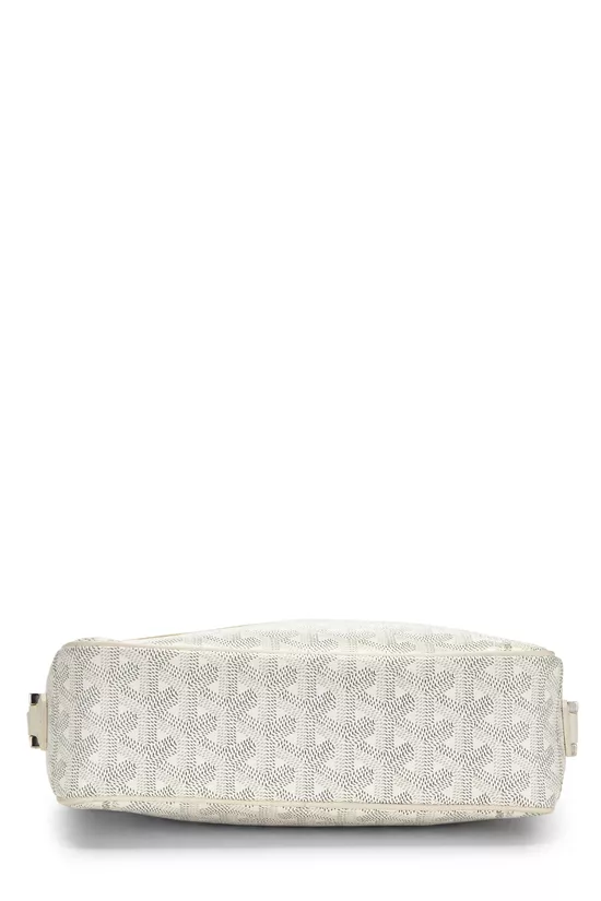 White Goyardine Sac Cap Vert, , large image number 4