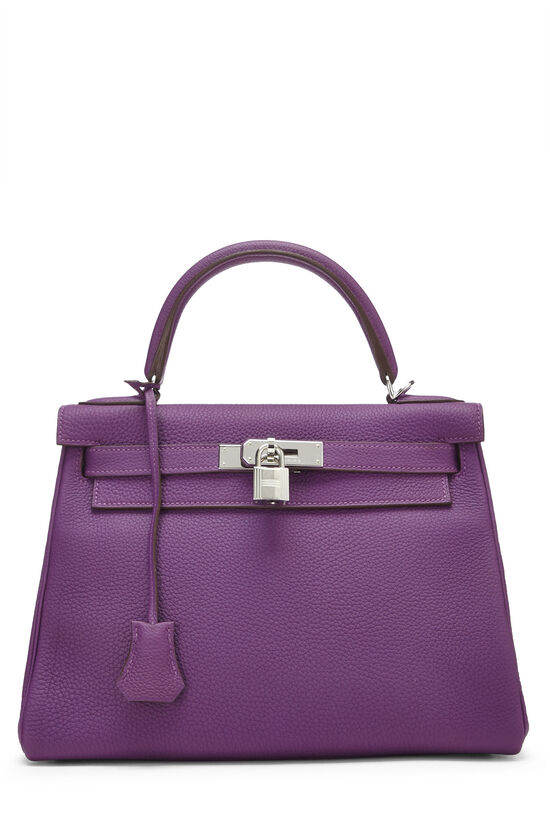 hermes kelly bag purple