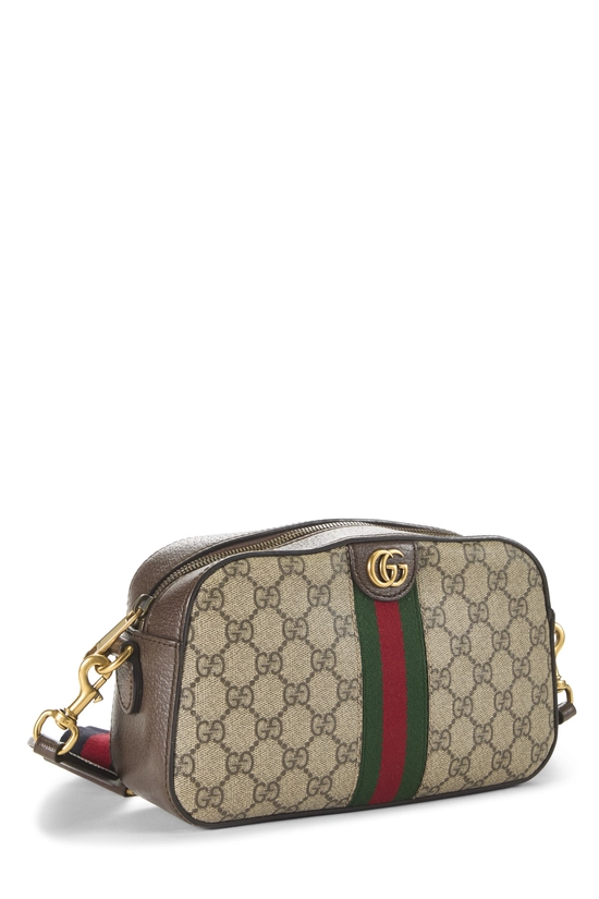 Brown GG Supreme Canvas Web Ophidia Crossbody Small, , large image number 1