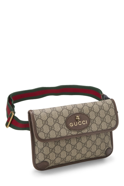 Brown GG Supreme Canvas Neo Vintage Belt Bag, , large