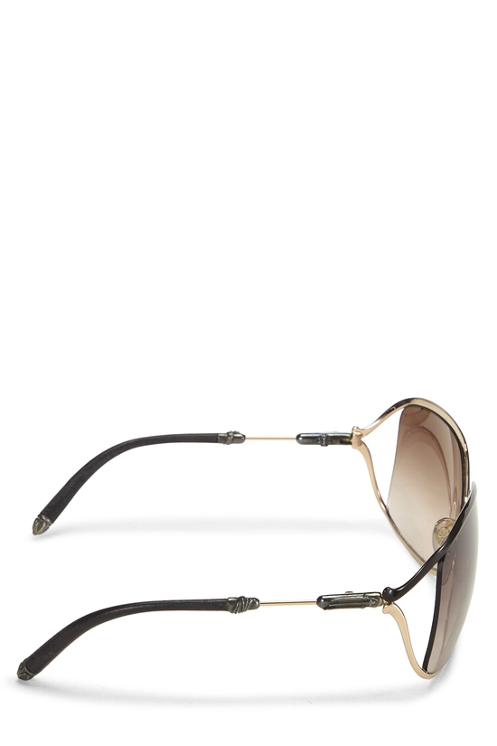 Black Metal Buttflux Sunglasses, , large image number 2