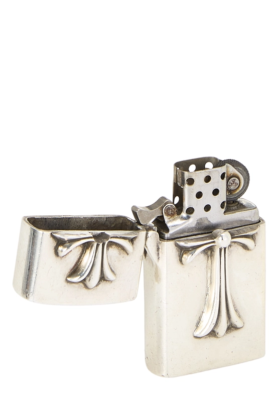 Sterling Silver Cross Zippo Lighter , , large image number 3