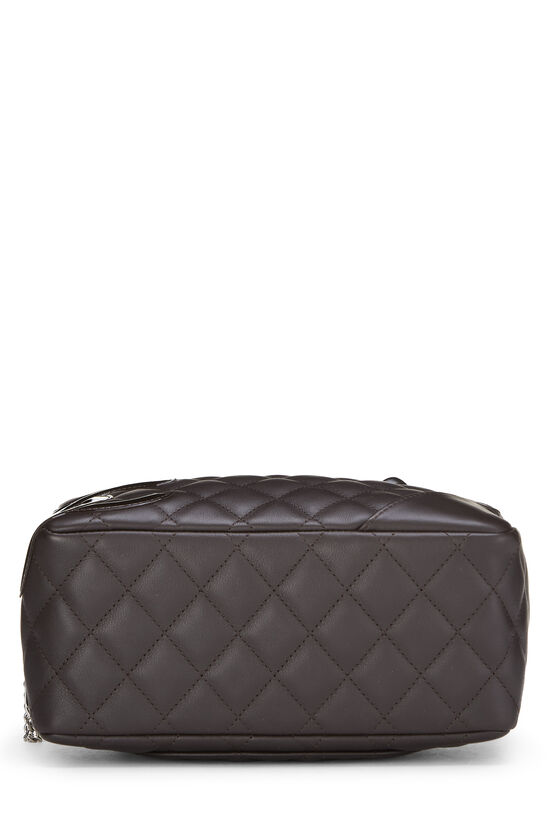 Brown Calfskin Cambon Handbag Small, , large image number 4