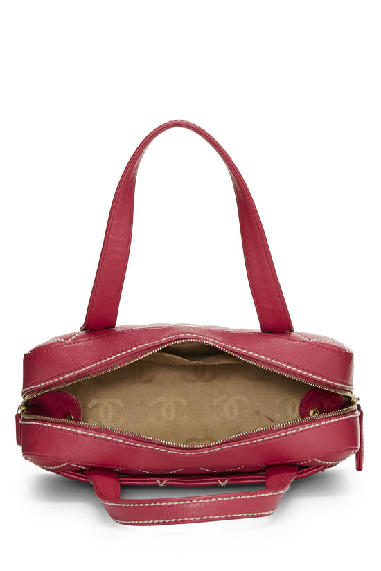 Pink Leather Wild Stitch Boston Bag Small, , large image number 7