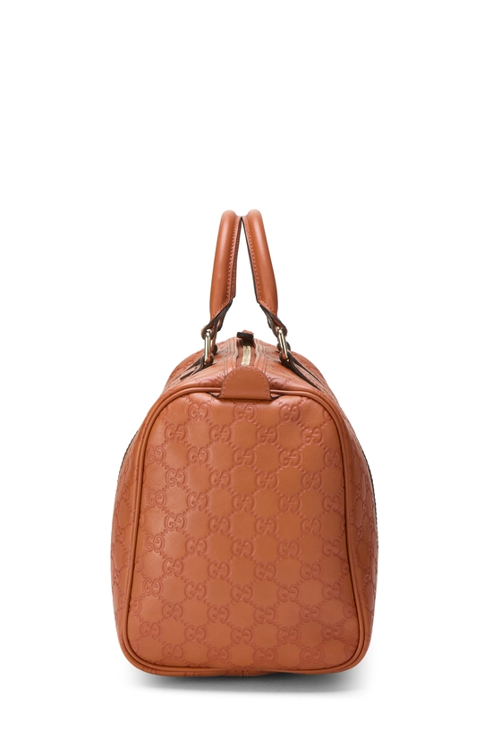 Orange Guccissima Leather Joy Boston Handbag, , large image number 2