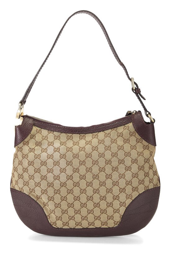 Brown Original GG Canvas Charlotte Hobo Bag, , large image number 3