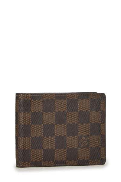 Damier Ebene Florin Wallet, , large