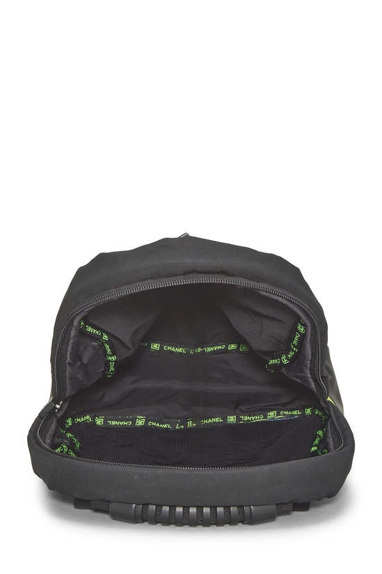 Black Sportline Nylon Backpack, , large image number 5