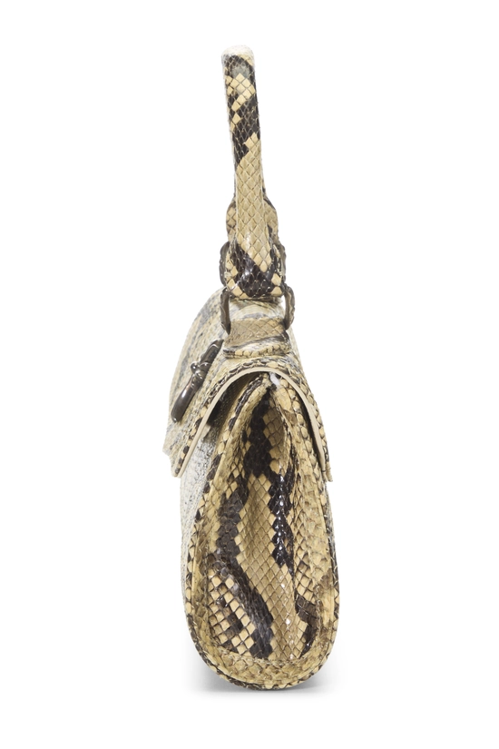 Multicolor Python Cross Top Handle Bag, , large image number 2