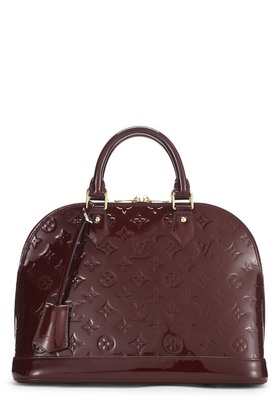 Louis Vuitton Amarante Monogram Vernis Leather Alma PM Bag Louis