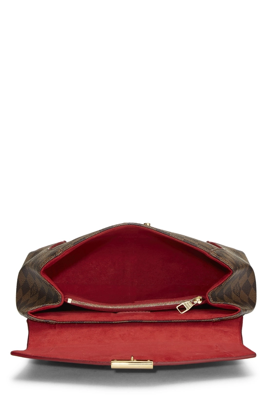 Red Damier Ebene Caissa Clutch on Chain, , large image number 5