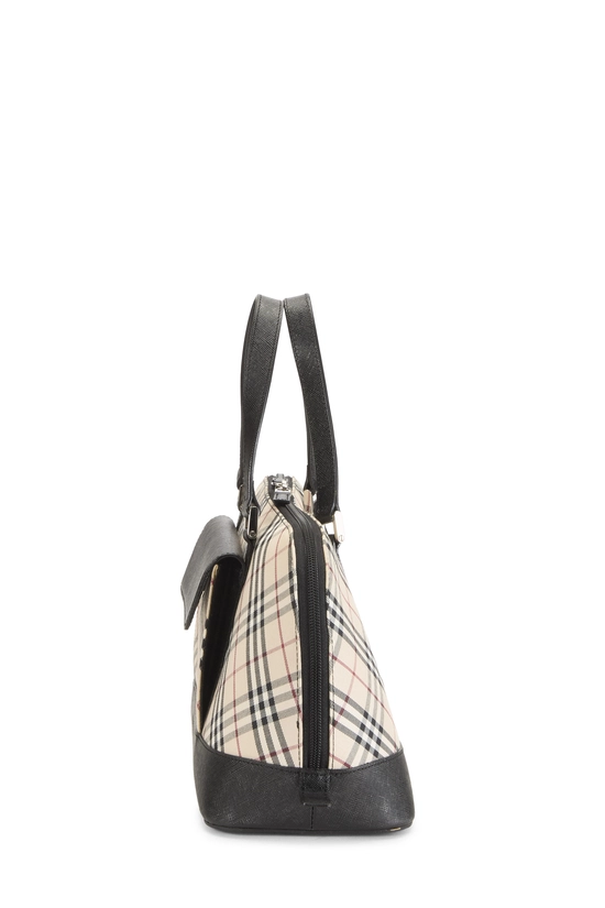 Black House Check Jacquard Dome Handbag, , large image number 2