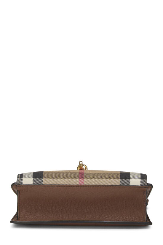 Brown House Check Canvas Macken Crossbody, , large image number 4