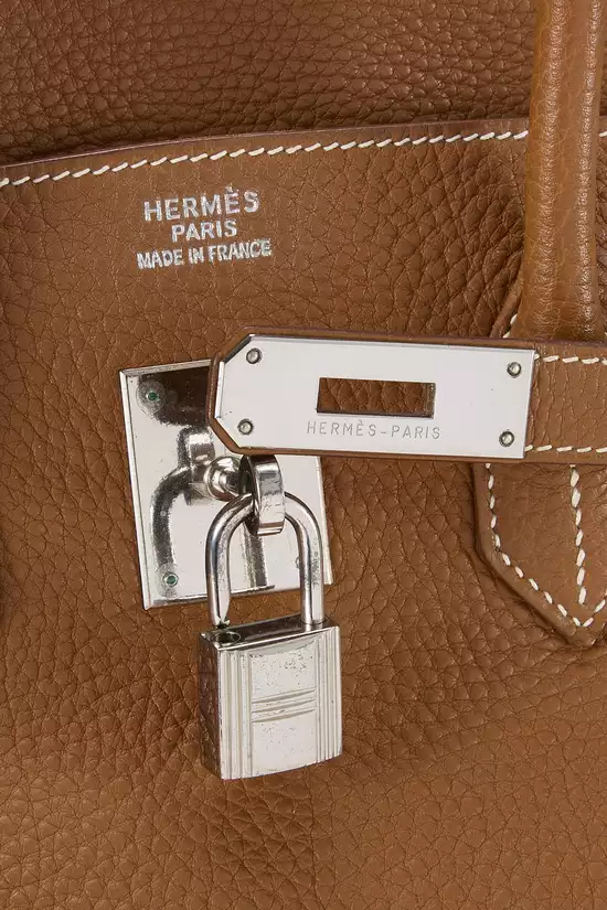 Gold Togo Birkin 35, , large image number 7