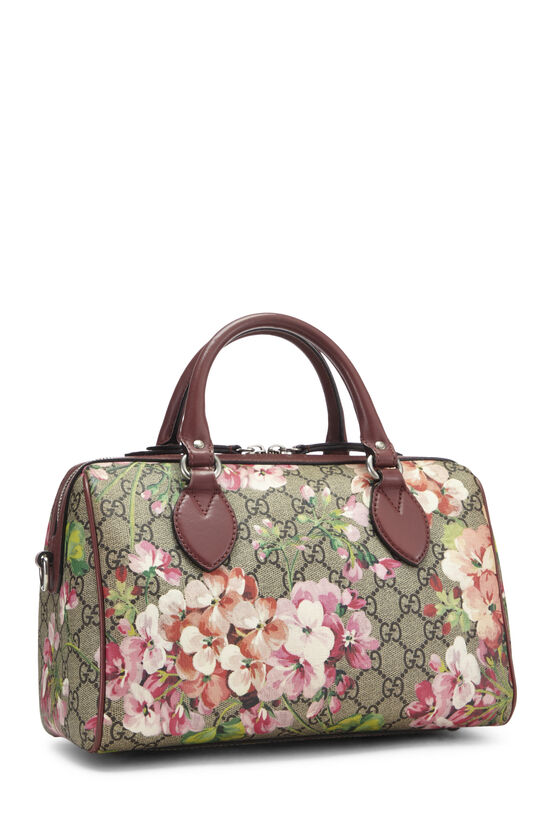 Gucci Bloom Pink Shoulder Bag - 9.5 x 4 x 7.5 inches / Canvas in