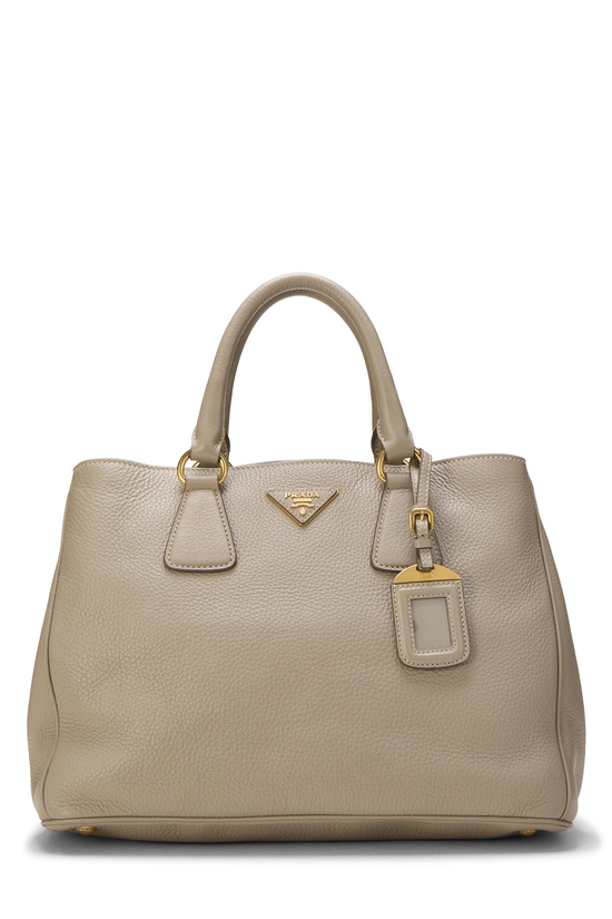 Grey Vitello Daino Convertible Tote Medium, , large image number 0