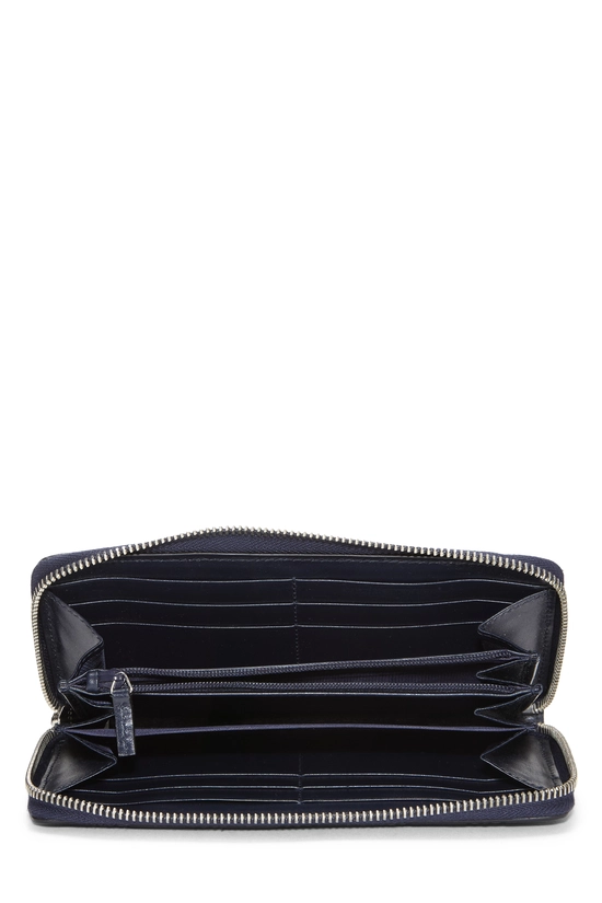 Blue Guccissima Zip Around Wallet, , large image number 3