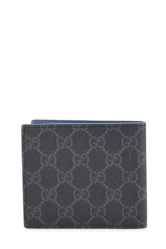 Black GG Supreme Canvas Bifold Wallet, , large image number 2