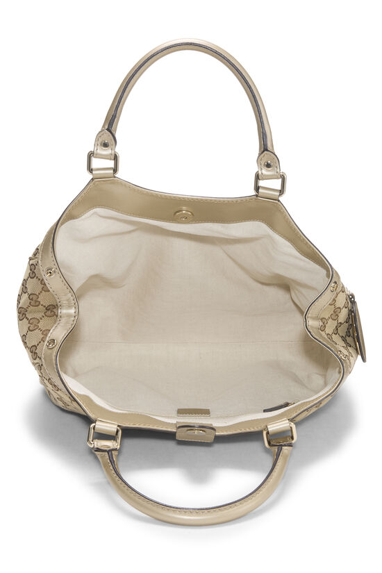 Gold Original GG Canvas Sukey Tote, , large image number 5