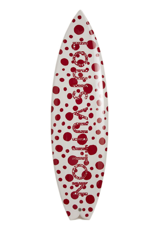 Yayoi Kusama x Louis Vuitton Red & White Infinity Dots Shortboard, , large image number 0