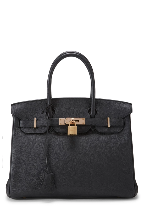 Black Togo Birkin 30, , large image number 0