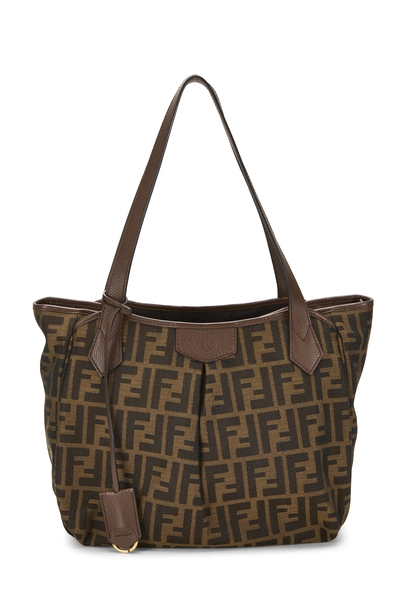 Fendi Brown Zucca Canvas Grande Shopping Tote Medium