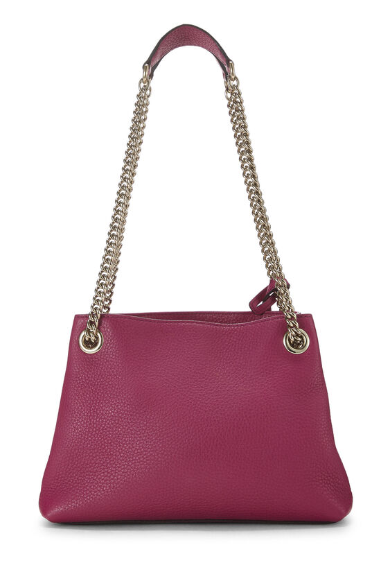 Pink Leather Soho Chain Tote Small, , large image number 3