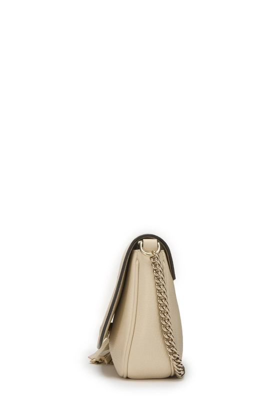 White Grained Leather Soho Crossbody, , large image number 2