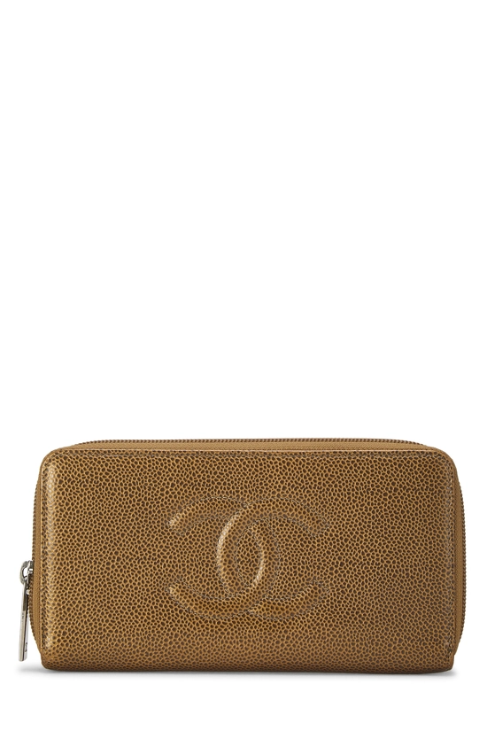 Brown Caviar Timeless 'CC' Zippy Organizer, , large image number 0