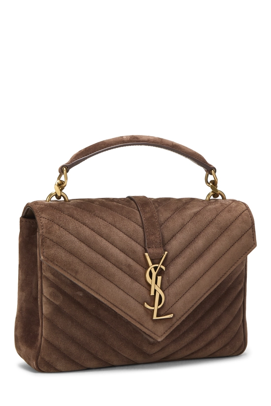 Brown Chevron Suede College Medium, , large image number 1