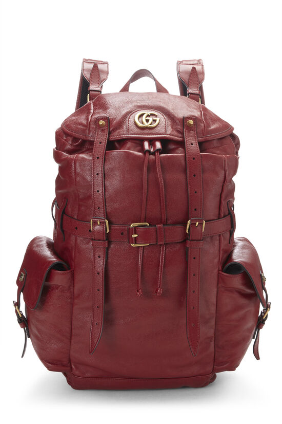 Red Leather (RE)BELLE Backpack, , large image number 1
