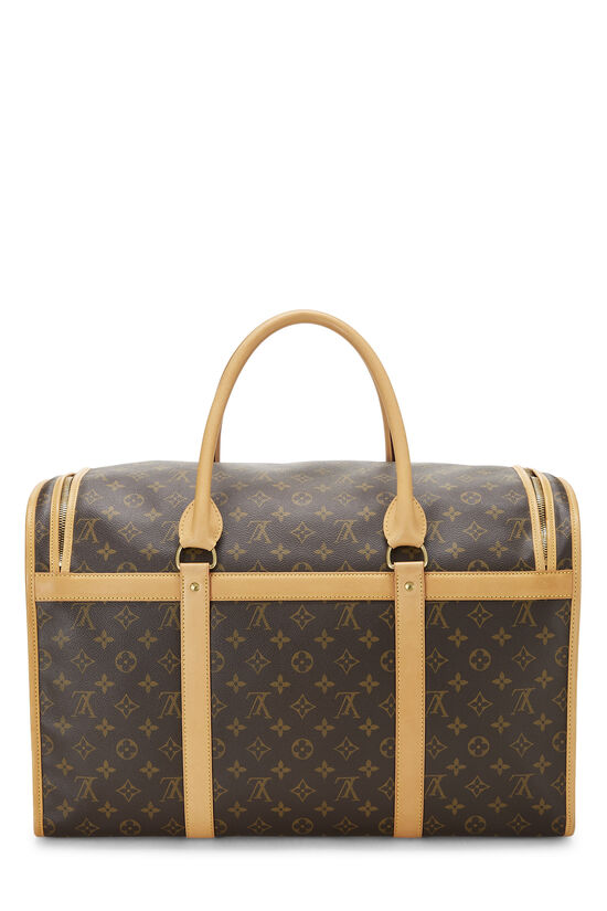 Authentic Louis Vuitton dog carrier , Was used for