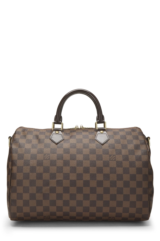 Damier Ebene Speedy Bandouliere 35, , large image number 0